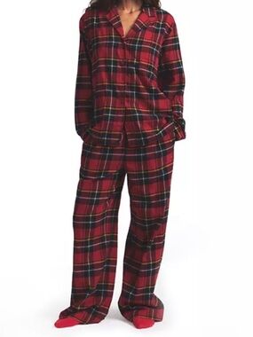 SKIMS Flannel Sleep Set
